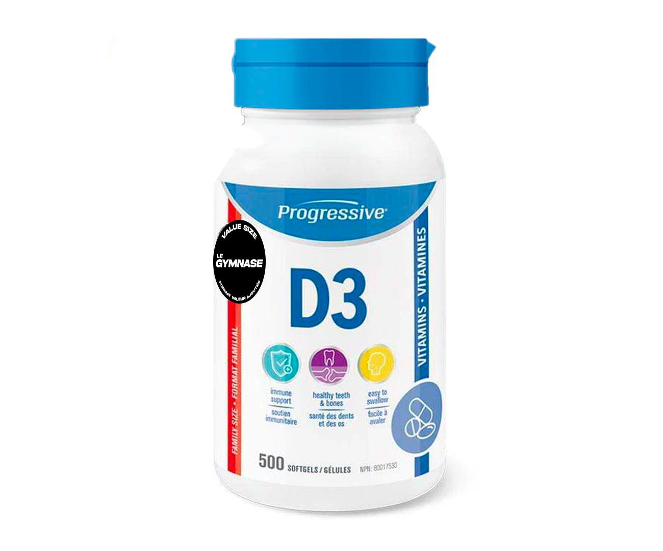 Vitamine D3 500 caps
